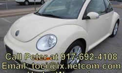 Call 917.692.4108 if interested. 2010 Volkswagen Beetle 2.5L 2 door Hatchback in new condition. It is under manufacturers Drivetrain warranty until April 2015 or 60K miles. The car has a CARFAX clean title guarantee. Fully serviced. Beige exterior, like