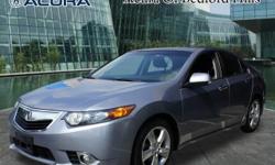 You've never felt safer than when you cruise with anti-lock brakes and stability control in this 2011 Acura TSX TECH. Want to save some money? Get the new look for the used price on this one-owner vehicle. Most certified pre-owned Acuras include Acura