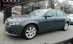 ONLY 26K MILES! MUST SEE BEAUTIFUL METEOR GRAY OVER BLACK 2011 A4 QUATTRO SEDAN! AUDI CERTIFIED! NO GAMES NO GIMMICKS, PRICED TO MOVE! COME IN FOR A TEST-DRIVE OR CALL BIENER AUDI AT 516-403-9925! AUDI CERTIFIED WITH UP-TO SIX YEARS OR 100,000 MILES!