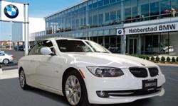 BMW Certified, ONLY 25,939 Miles! 328i trim, Alpine White exterior. CD Player, Convertible Hardtop, Multi-Zone A/C, Auxiliary Audio Input, Aluminum Wheels, Head Airbag, Rear A/C. SEE MORE!======OWN THIS 3 SERIES WITH CONFIDENCE: Our rigorous Certified