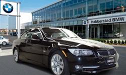 328i trim, Black Sapphire Metallic exterior. BMW Certified, LOW MILES - 19,526! CD Player, Convertible Hardtop, Multi-Zone A/C, Auxiliary Audio Input, Aluminum Wheels, Head Airbag, Rear A/C. CLICK NOW!======OWN THIS 3 SERIES WITH CONFIDENCE: Certified