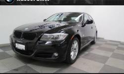 Hassel BMW Mini presents this CARFAX 1 Owner 2011 BMW 3 SERIES 4DR SDN 328I XDRIVE AWD with just 10715 miles. Represented in JET_BLACK. Fuel Efficiency comes in at 25 highway and 17 city. Under the hood you will find the 3.0 Liter coupled with the