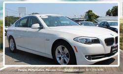 GREAT MILES 28,000! 528i trim, Alpine White exterior. Moonroof, Onboard Communications System, Keyless Start, Dual Zone A/C, iPod/MP3 Input, Aluminum Wheels, Head Airbag, Premium Sound System. READ MORE!======KEY FEATURES ON THIS 5 SERIES INCLUDE: