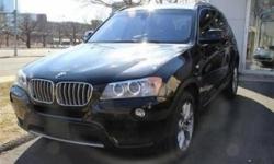 ONE OWNER.CLEAN CAR FAX.Racy yet refined, this 2011 BMW X3 will envelope you in well-engineered charisma and security. It comes equipped with these options: Electronic throttle control, Privacy glass, xDrive all-wheel-drive system, Hill Descent Control