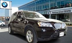 28i trim, Black Sapphire Metallic exterior. BMW Certified, ONLY 28,207 Miles! Premium Sound System, Auxiliary Audio Input, Bluetooth Connection, Alloy Wheels, Overhead Airbag, All Wheel Drive. READ MORE!======BMW X3: UNMATCHED QUALITY: Certified Pre-Owned