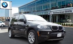 BMW Certified, LOW MILES - 37,111! Jet Black exterior, 35i Premium trim. Leather, Moonroof, iPod/MP3 Input, Panoramic Roof, Dual Zone A/C, CD Player, Turbo Charged Engine, Aluminum Wheels, All Wheel Drive, Head Airbag. CLICK ME!======BMW X5: UNMATCHED