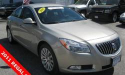 6-Speed Automatic with Overdrive. Look! Look! Look! You Win! New Rochelle Chevrolet is ABSOLUTELY COMMITTED TO YOU! Take your hand off the mouse because this 2011 Buick Regal is the car you've been searching for. The quality of this terrific Regal is sure