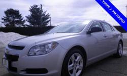 Malibu LS, 4D Sedan, 6-Speed Automatic Electronic with Overdrive, FWD, 100% SAFETY INSPECTED, 4 NEW TIRES, FULL ALIGNMENT, NEW ENGINE OIL FILTER, NEW WIPER BLADES, ONE OWNER, SERVICE RECORDS AVAILABLE, and XM RADIO. Are you interested in a simply great