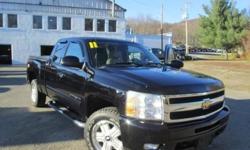 ***CLEAN VEHICLE HISTORY REPORT***, ***ONE OWNER***, and ***PRICE REDUCED***. Silverado 1500 LTZ, 6-Speed Automatic, 4WD, Black, and Leather. The Silverado 1500 gives a nod to those who work hard for their keep. New Car Test Drive said, ...a smooth ride