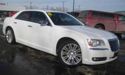***ONE OWNER***, ***PRICE REDUCED***, and NAVIGATION, LEATHER AND TOUCH SCREEN. 300 Limited, Bright White Clearcoat, and Black Leather. You Win! Creampuff! This charming 2011 Chrysler 300 is not going to disappoint. There you have it, short and sweet!