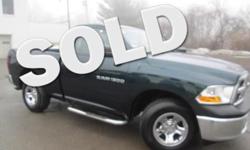 ***CLEAN VEHICLE HISTORY REPORT*** and ***PRICE REDUCED***. Ram 1500 ST and Green. Meet your easy chair. Monumental pulling power. Take your hand off the mouse because this 2011 Dodge Ram 1500 is the truck you've been looking for. Designated by Consumer