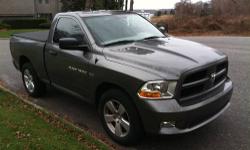 SELLING MY LIKE BRAND NEW 2011 DODGE RAM 1500 HEMI 4X4 PICK UP TRUCK THAT GETS 20+ MPG AND ONLY HAS 10000 MILES
OPTIONS ARE :
Tinted windows
50-State Emissions
Black Exterior Mirrors
Body Color Front Fascia
Body Color Grille
Body Color Rear Bumper w/Step