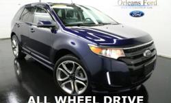 ***SPORT***, ***CARFAX ONE OWNER***, ***HEATED LEATHER***, ***MOONROOF***, ***CLEAN CARFAX***, ***SYNC***, ***MY FORD TOUCH***, and ***REVERSE SENSING***. Orleans Ford Mercury Inc is pleased to offer this charming 2011 Ford Edge. You just simply can't