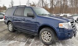 Stock #A9944. 2011 Ford Expedition 'XLT' 4WD!! Full Power; 3rd Row Seating; Rear Entertainment; Reverse Parking Aid Sensor; Moonroof; Sync; Sirius; 18' Alloy Wheels; Tow/Haul Package; Roof Rack w/Crossbars; Signal Side Mirrors; Tinted Privacy Glass;