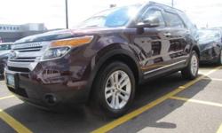""FORD CERTIFIED"" 2011' Ford Explorer XLT, 201A Package,4D Sport Utility, 3.5L V6 Ti-VCT, 6-Speed Automatic with Select-Shift, 4 Wheel Drive, Bordeaux Reserve Red Metallic, Medium Light Stone w/Unique Cloth Bucket Seats, 3rd row seats: split-bench, Dual