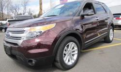 ""FORD CERTIFIED"", ""LOW MILEAGE"", ""ONE OWNER"", ""CLEAN CAR FAX"", 2011' FORD Explorer XLT 202A Package, 4D Sport Utility, 3.5L V6 Ti-VCT, 6-Speed Automatic with Select-Shift, 4 Wheel Drive, Bordeaux Reserve Red Metallic, Medium Light Stone