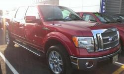 Check out this 2011 Ford F-150 . It has an Automatic transmission and a Gas/Ethanol V8 5.0/302 engine. This F-150 has the following options: 4-wheel drive, (4) pickup box tie-down hooks, Dual stage driver & front passenger seat-mounted side airbags,