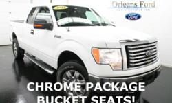 ***5.0L V8***, ***XLT***, ***CHROME PACKAGE***, ***BUCKET SEATS***, ***POWER SEAT***, ***TRAILER TOW***, and ***CLEAN ONE OWNER CARFAX***. According to Consumer Guide, the F-150 is a must-see for those shopping in the full-size pickup segment. Motor Trend