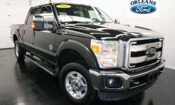 ***6.7L DIESEL***, ***CHROME PACKAGE***, ***CLEAN CAR FAX***, ***CREW CAB 4X4***, ***LOOK LOW MILES***, ***ONE OWNER***, ***TUXEDO BLACK***, and ***XLT***. Here at Orleans Ford Mercury Inc, we try to make the purchase process as easy and hassle free as