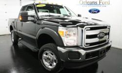***6.2L GAS V8***, ***XLT PACKAGE***, ***REMOTE START***, ***TRAILER TOW***, ***CLEAN ONE OWNER CARFAX***, and ***DEALER MAINTAINED***. 4 Wheel Drive! This hardy 2011 Ford F-250SD is the truck that you have been hunting for. New Car Test Drive called it
