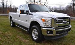 Stock #A8650. 2011 Ford F-250 'XLT' Super Cab 4X4!! BEAUTIFUL, WELL-MAINTAINED PICKUP! 6.7L V8 Powerstroke Turbo Diesel Engine, Automatic Transmission. Power Driver's Seat, Reverse Sensing System, Adjustable Foot Pedals, Side Steps, Hands-Free