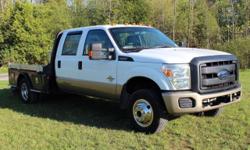 2011 Ford F350 Super Duty 6.7 Powerstroke Diesel 4x4 Crew Cab Dually
129,000 miles (I am currently driving this truck so the mileage will change)
Vinyl interior, CD, A/C, Power Windows, Power Locks, Power Heated Mirrors
This truck has a CM truck bed w/