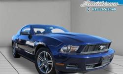 Innovative safety features and stylish design make this 2011 Ford Mustang a great choice for you. This Ford Mustang offers you 42533 miles and will be sure to give you many more. This Mustang has so many convenience features such as: power seatspower