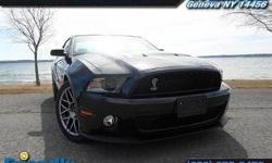 Clean history and ready for the road! Smoke the competition with this 2011 Shelby Mustang. Call to schedule an appointment to see this car today at 315-789-6440.
Our Location is: Friendly Ford, Inc. - 875 State Routes 5 & 20, Geneva, NY, 14456
Disclaimer:
