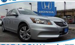 Honda Certified. Super gas saver! Pamper your every whim! Only one owner, mint with no accidents!**NO BAIT AND SWITCH FEES! When was the last time you smiled as you turned the ignition key? Feel it again with this terrific 2011 Honda Accord. Such a