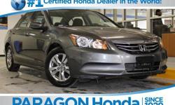 Honda Certified. Why pay more for less?! Don't wait another minute! Only one owner!**NO BAIT AND SWITCH FEES! brbrHonda has outdone itself with this great 2011 Honda Accord. It just doesn't get any better or more gas-saving. Designated by Consumer Guide