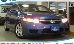 Honda Certified. Join us at Paragon Honda! Perfect Color Combination! Only one owner, mint with no accidents!**NO BAIT AND SWITCH FEES! Are you interested in a simply great car? Then take a look at this stunning 2011 Honda Civic. Honda Certified Pre-Owned