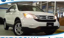 Honda Certified and AWD. White Hot! One-owner! Only one owner, mint with no accidents!**NO BAIT AND SWITCH FEES! Your quest for a gently used SUV is over. This terrific 2011 Honda CR-V has only had one previous owner, with a great track record and a long