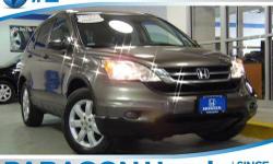 Honda Certified and AWD. Come to Paragon Honda! Hurry in! Only one owner, mint with no accidents!**NO BAIT AND SWITCH FEES! Confused about which vehicle to buy? Well look no further than this great-looking 2011 Honda CR-V. Have one less thing on your mind