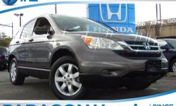 Honda Certified and AWD. The Paragon Honda Advantage! Don't bother looking at any other SUV! Only one owner, mint with no accidents!**NO BAIT AND SWITCH FEES! Are you interested in a simply great SUV? Then take a look at this superb 2011 Honda CR-V.