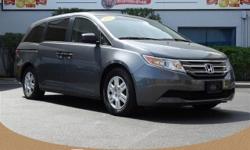 (631) 238-3287 ext.148
Check out this 2011 Honda Odyssey LX. This Odyssey features the following options: Front/2nd/3rd row side curtain airbags w/rollover sensor, (4) cargo area bag hooks, Compact spare tire, Front & rear air conditioning, Dual-stage,