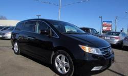 Look at this 2011 Honda Odyssey SUBN. It has an Automatic transmission and a Gas V6 3.5L/ engine. This Odyssey features the following options: Front/2nd/3rd row side curtain airbags w/rollover sensor, (4) cargo area bag hooks, Compact spare tire, Acoustic