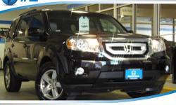 Honda Certified and 4WD. Outstanding fuel efficiency for an SUV! Gas miser! Only one owner, mint with no accidents!**NO BAIT AND SWITCH FEES! Do you want it all, especially great fuel economy? Well, with this outstanding-looking 2011 Honda Pilot, you are