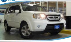 Honda Certified and 4WD. Great MPG! Economy smart! Only one owner, mint with no accidents!**NO BAIT AND SWITCH FEES! Are you interested in a simply great SUV? Then take a look at this outstanding-looking 2011 Honda Pilot. Honda Certified Pre-Owned means
