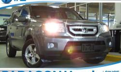 Honda Certified and 4WD. Hold on to your seats! Wow! Where do I start?! Only one owner, mint with no accidents!**NO BAIT AND SWITCH FEES! Are you still driving around that old thing? Come on down today and get into this terrific-looking 2011 Honda Pilot!