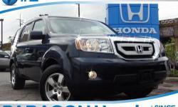 Honda Certified and 4WD. Terrific fuel efficiency for an SUV! Nav! Only one owner, mint with no accidents!**NO BAIT AND SWITCH FEES! If you've been yearning to find the perfect 2011 Honda Pilot, then stop your search right here. This is the gas-saving