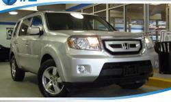Honda Certified and 4WD. Terrific fuel economy for an SUV! Real gas sipper! Only one owner, mint with no accidents!**NO BAIT AND SWITCH FEES! Imagine yourself behind the wheel of this stunning 2011 Honda Pilot. Consumer Guide Midsize SUV Best Buy. Honda