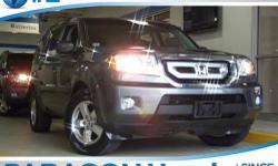 Honda Certified and 4WD. Talk about MPG! Great fuel economy! Only one owner, mint with no accidents!**NO BAIT AND SWITCH FEES! How do you beat the price at the pump? Just try this this fuel-efficient 2011 Honda Pilot on for size, that's how. Buying an
