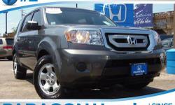 Honda Certified and 4WD. Hold on to your seats! Best color! Only one owner, mint with no accidents!**NO BAIT AND SWITCH FEES! If you demand the best things in life, this superb 2011 Honda Pilot is the gas-saving SUV for you. New Car Test Drive said,