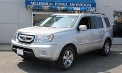 2011 Honda Pilot EX-L 4X4 - 8 Passenger - Sunroof - Heated Leather - Navigation - Rearview Cam - Very Clean !! 2011 Honda Pilot EX-L 4dr SUV 4WD with Alabaster Silver Metallic Exterior, Gray Interior. Loaded with 3.5L V6 MPI Engine, Leather Seats,