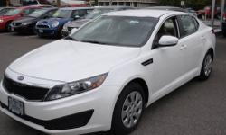Power To Surprise! All the right ingredients! How inviting is this stunning, one-owner 2011 Kia Optima? Designated by Consumer Guide as a Midsize Car Best Buy in 2011. Don't let the drumming of road noise wear you down. Bask in the quiet comfort of the