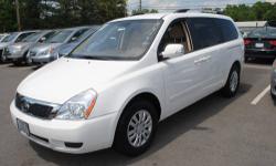 Only one owner! Best deal in New Hampton! Kia has done it again! They have built some wonderful vehicles and this fantastic-looking 2011 Kia Sedona is no exception! This superb, one-owner Sedona would look so much better in your garage instead of sitting