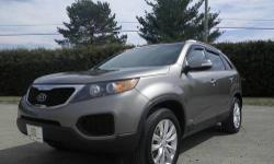 Sorento LX, 4D Sport Utility, 3.5L V6 DOHC, 6-Speed Automatic with Sportmatic, 4WD, 100% SAFETY INSPECTED, FRONT AND REAR PADS ROTORS, NEW AIR FILTER, NEW ENGINE OIL FILTER, SERIUS SATTELITE RADIO, and SERVICE RECORDS AVAILABLE. You don't have to worry