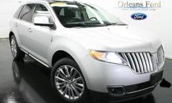 ***NAVIGATION***, ***PANORAMIC VISTA ROOF***, ***ELITE PACKAGE***, ***ADAPTIVE CRUISE***, ***NON SMOKER***, and ***CLEAN CARFAX***. AWD! There are used SUVs, and then there are SUVs like this well-taken care of 2011 Lincoln MKX. This luxury vehicle has it