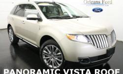 ***#1 NAVIGATION***, ***20"" CHROME WHEELS***, ***CLEAN CAR FAX***, ***ELITE PACKAGE***, ***MOONROOF***, ***ONE OWNER***, and ***PREMIUM PACKAGE***. There is no better way to slide your way into the good life than with this great 2011 Lincoln MKX. This