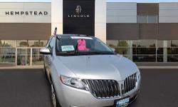 WOW LINCOLN CERTIFIED TILL 100K!!!! THATS BUMPER TO BUMPER COVERAGE!!! THIS IS A FULLY LOADED ALL WHEEL DRIVE MKX WITH NAVIGATION,PANORAMIC ROOF AND ALL THE TOYS!!! At Hempstead Ford Lincoln, you'll always find quality vehicles in a no hassle, no haggle